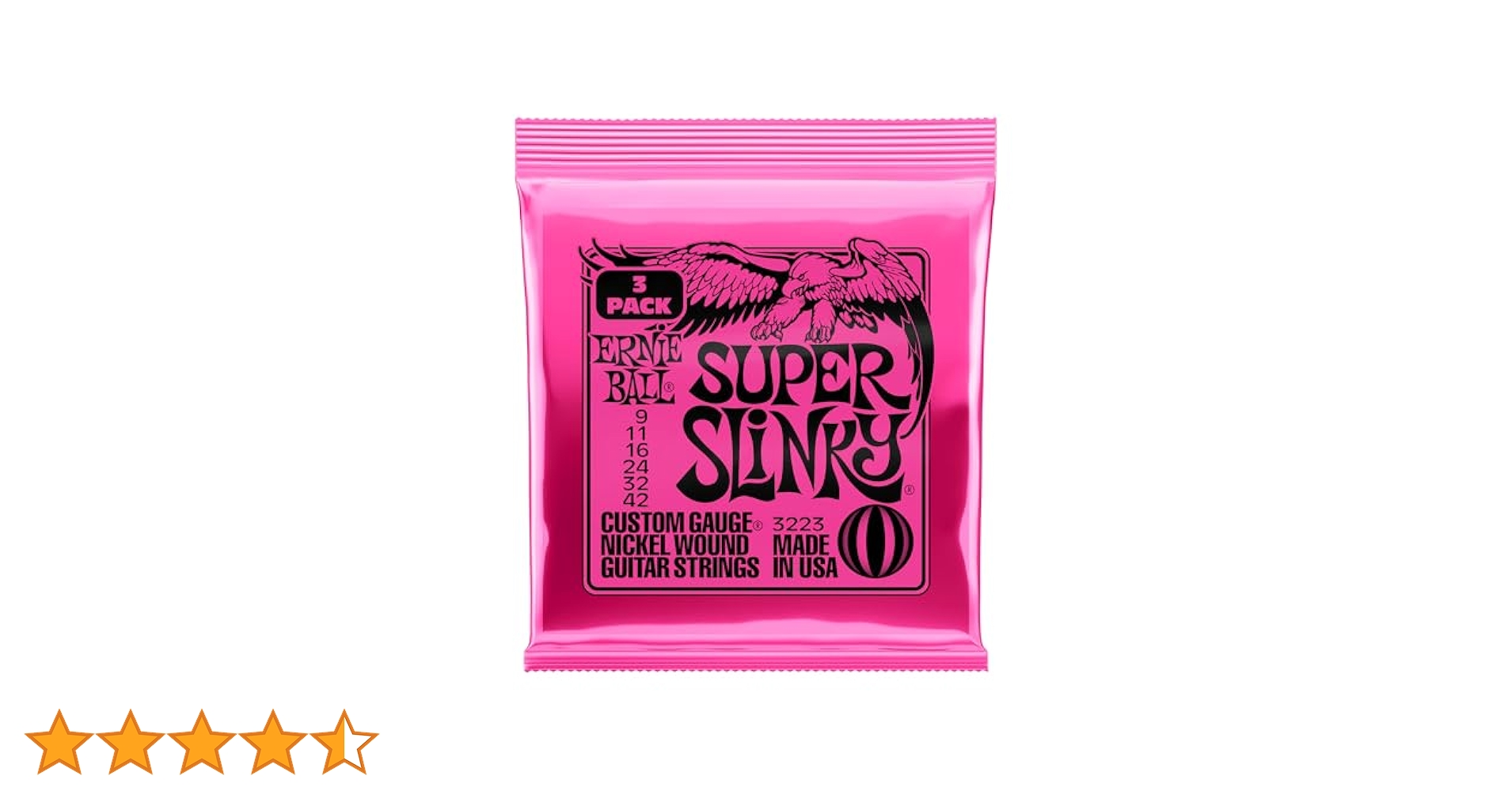 Amazon.co.jp: ERNIE BALL アーニーボール エレキギター弦 SUPER